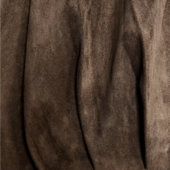 NWT Zara brown SUEDE EFFECT BOMBER JACKET - Picture 3 of 9